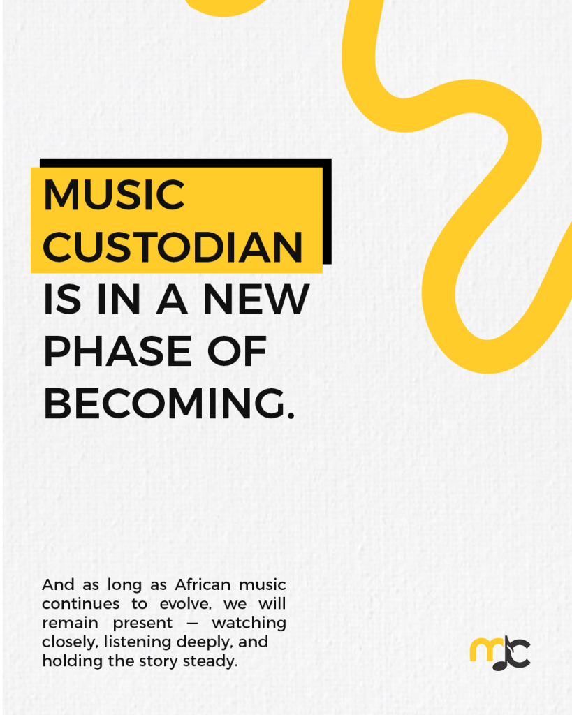 Music Custodian Manifesto