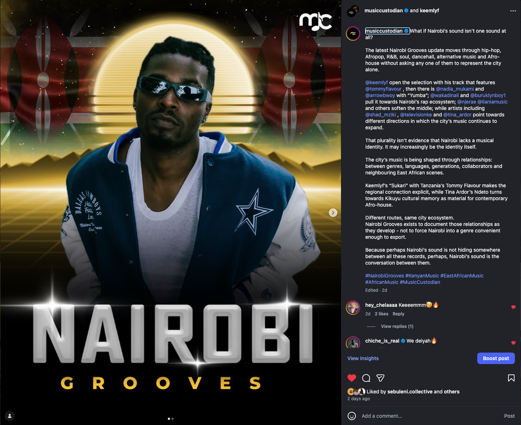Nairobi Grooves Keemlyf Music Custodian